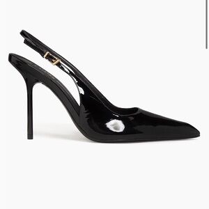 Schutz - Black Slingback Heels - Patent Pumps